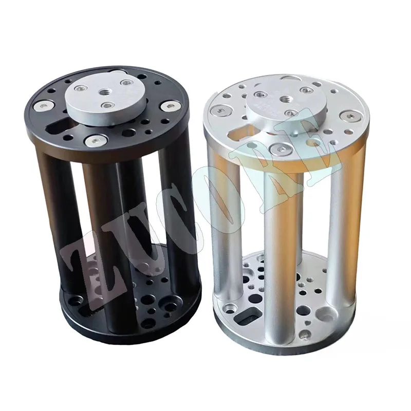 Telescopio astronómico montaje ecuatorial sección de elevación placa adaptadora sección ascendente columna de extensión TC40