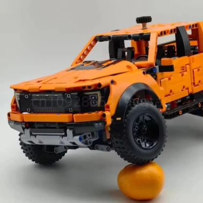 

NEW MOC Technical Pickups F-150 Raptor Trailer Hitch Crane Platform Hardtop Bumper for 42126 Building Blocks DIY Bricks Toy Gift
