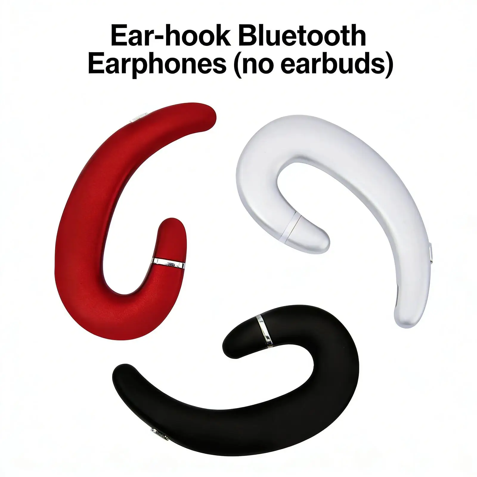 

Open Ear Single Ear Hook Bone Conduction Headphones Wireless Bluetooth Earphones Light Secure Comfort Earbuds For Sport Music