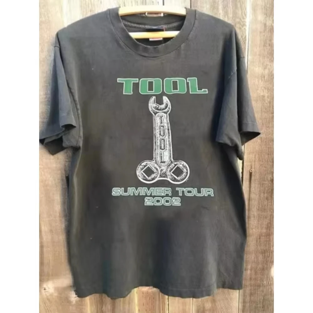 Rare 2002 Summer TOOL Band Lateralus Pre Seminal Tour T-shirt Summer New Unisex Casual T-shirt