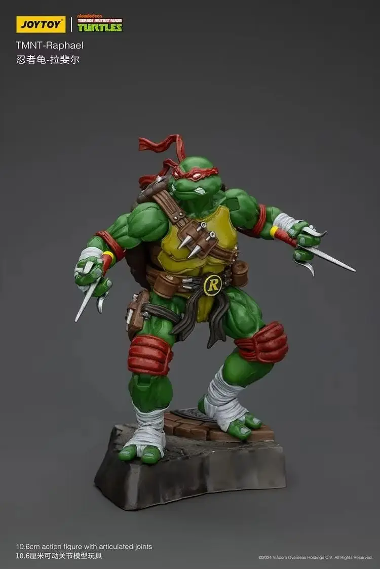 

JOY TOY TMNT Raphael Action Figures Original Doll Decoration Gift Collection Garage Model Kits