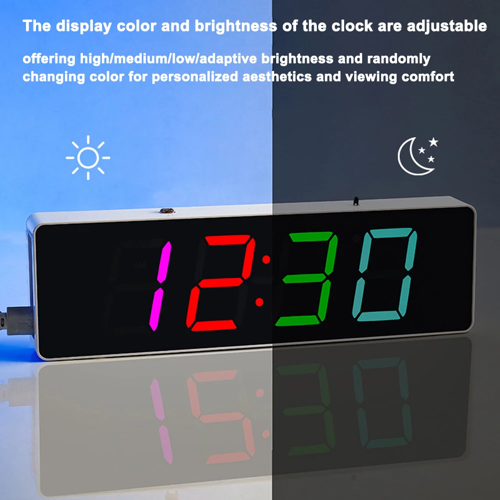 ESP8266 IoT Colorful WiFi Clock Kit Intelligent Electronic Clock DIY Welding Practice Parts Set Automatic Time Synchronization