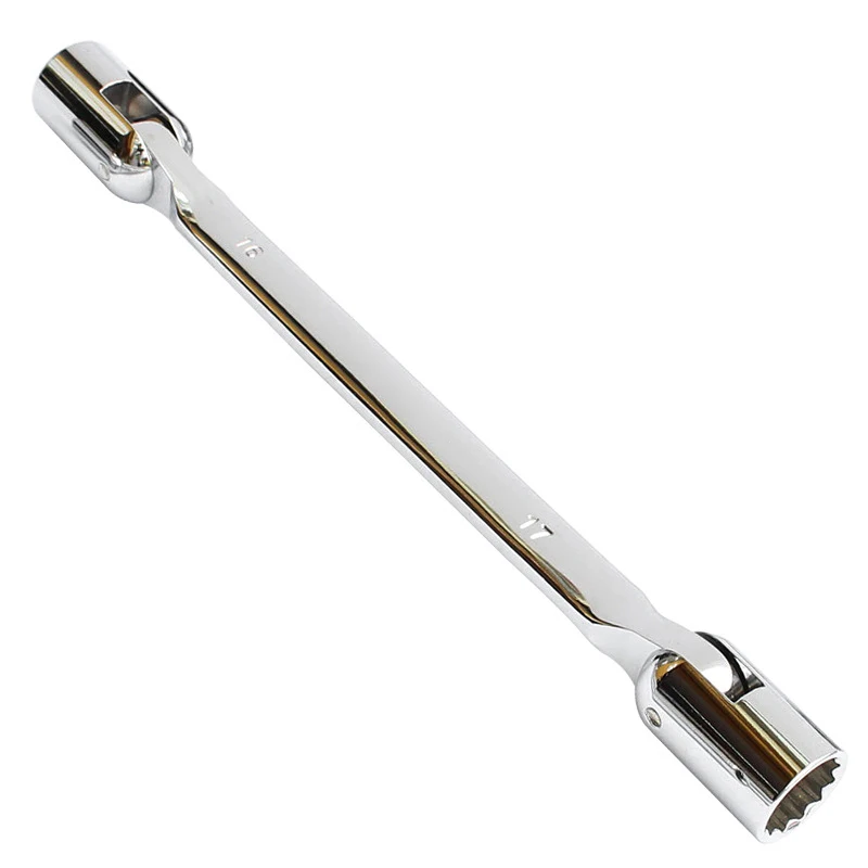 Clé à Douille Flexible 12 Points – 8mm X 9mm, Métrique, Double Embout, CR-V Uxcell