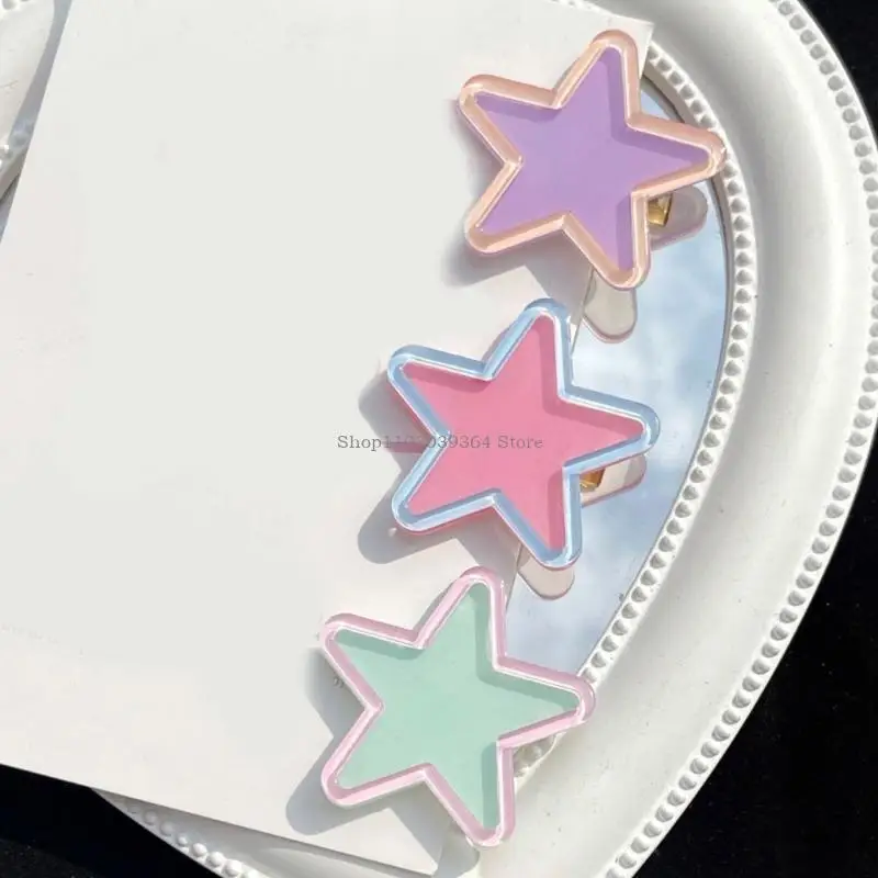 Clear Star/Heart/Flower Ponytail Hair Spin