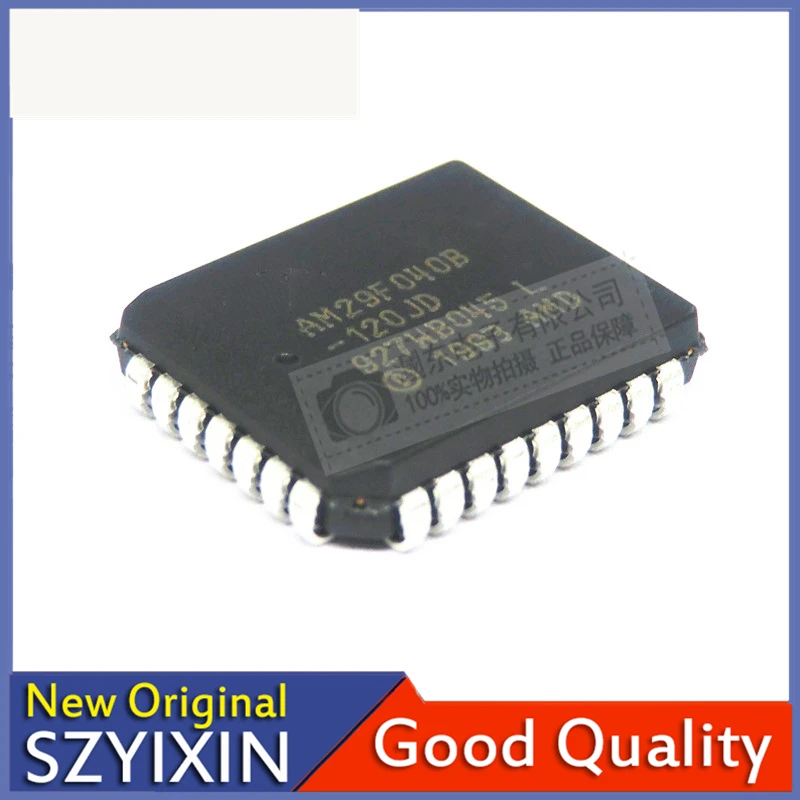 5PCS/Lot New Original AM29F040B-120JD PLCC SECTOR ERASE FLASH MEMORY Good Quality  In Stock