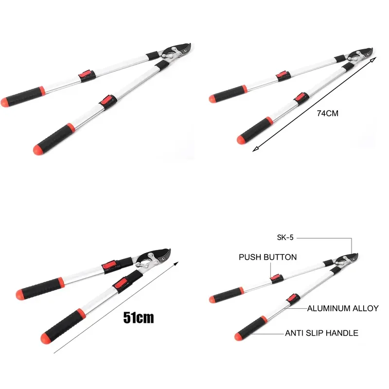 Long Pruner Branch Stretchable Garden SK5 Steel Garden Scissors Tool Professional Hand Tools Gardening Fruit Tree Pruning