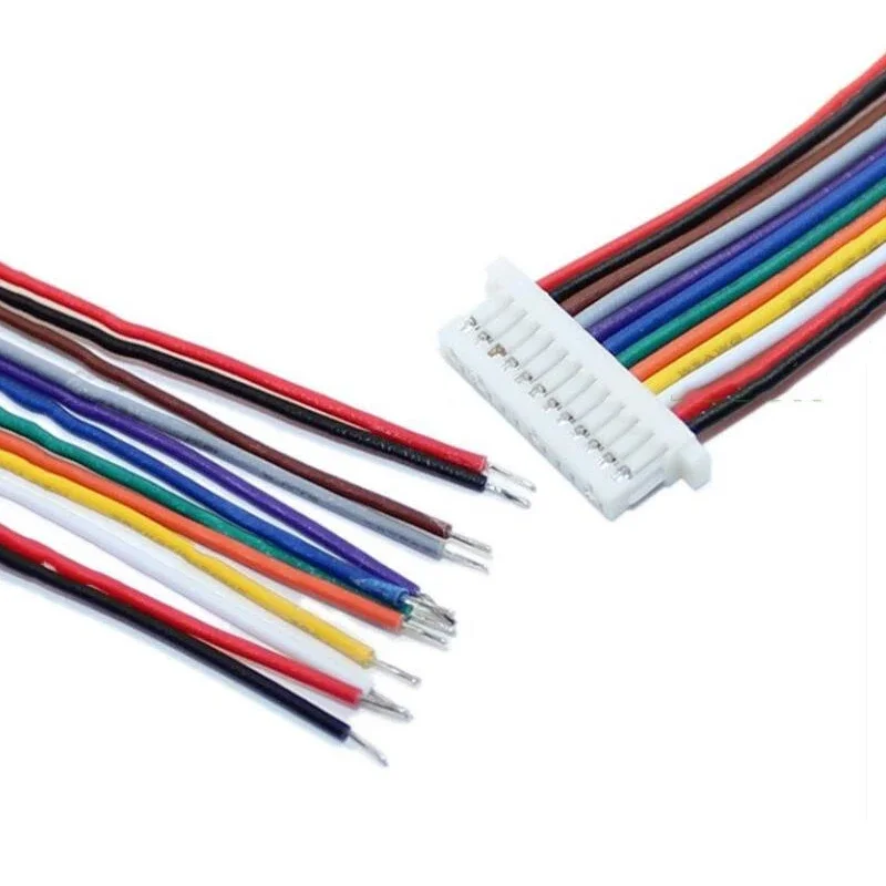 SH 1,0 mm Rasterkabel 2-10 Pin, vorgecrimptes 28AWG-Kabel 150/300 mm für FPV-Drohnen-Flugsteuerung, 3D-Drucker, I2C – Detail 3