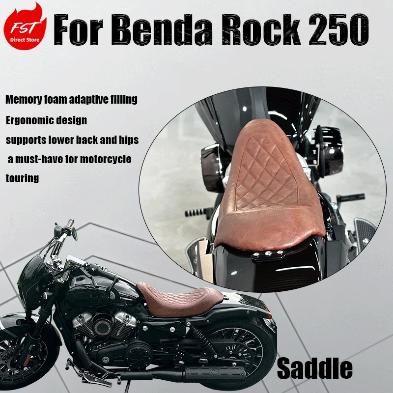 Link 4: Modified parts for Benda Rock 250, seat, short tail, tail light