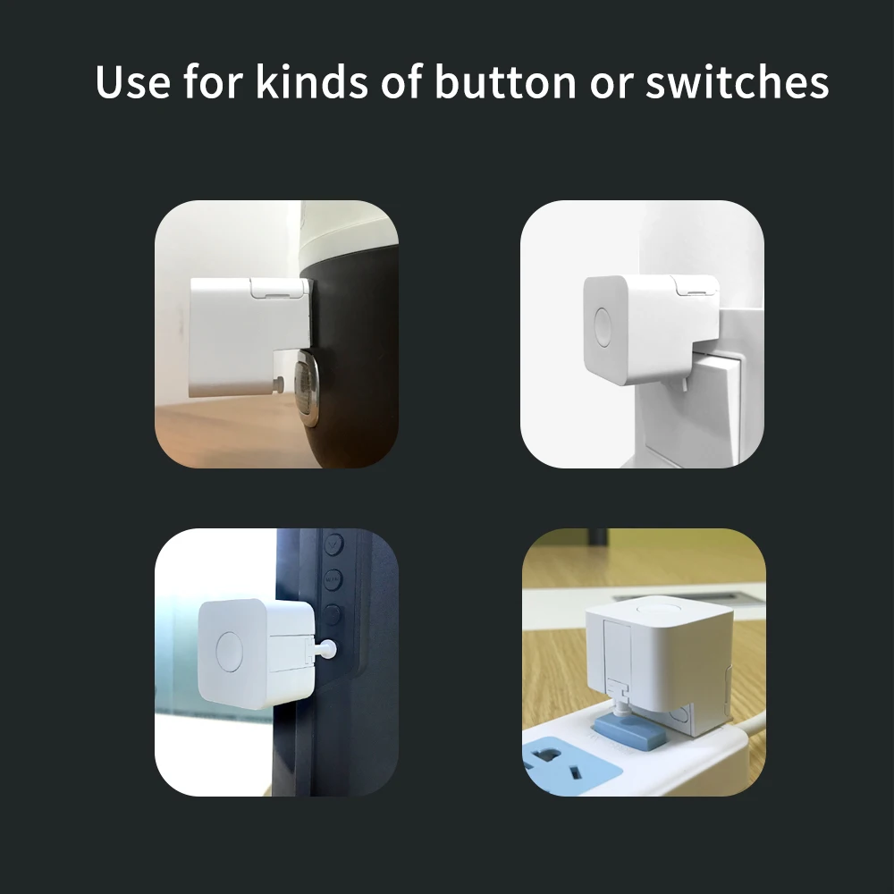 Lincukoo Tuya Smart Pusher Auto Control Switch Button Bluetooth Zigbee Support Smart Life Alexa