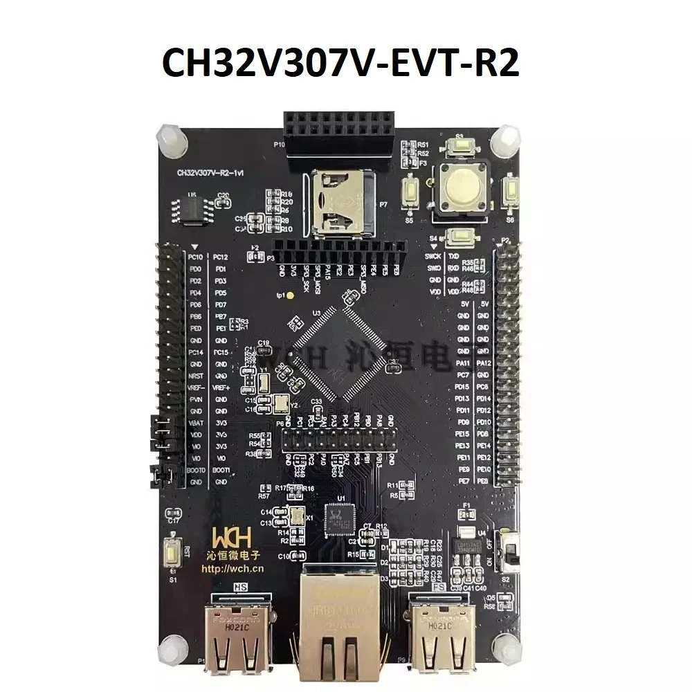 CH32V307 Evaluation Board CH32V307V-EVT-R1 RISC-V MCU Onboard development board 8 UART ports