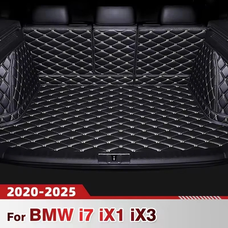 

Для BMW i7 iX1 iX3 2020-2025 автоматический коврик для багажника с полным покрытием, автомобильный защитный коврик, грузовой вкладыш, аксессуары для интерьера