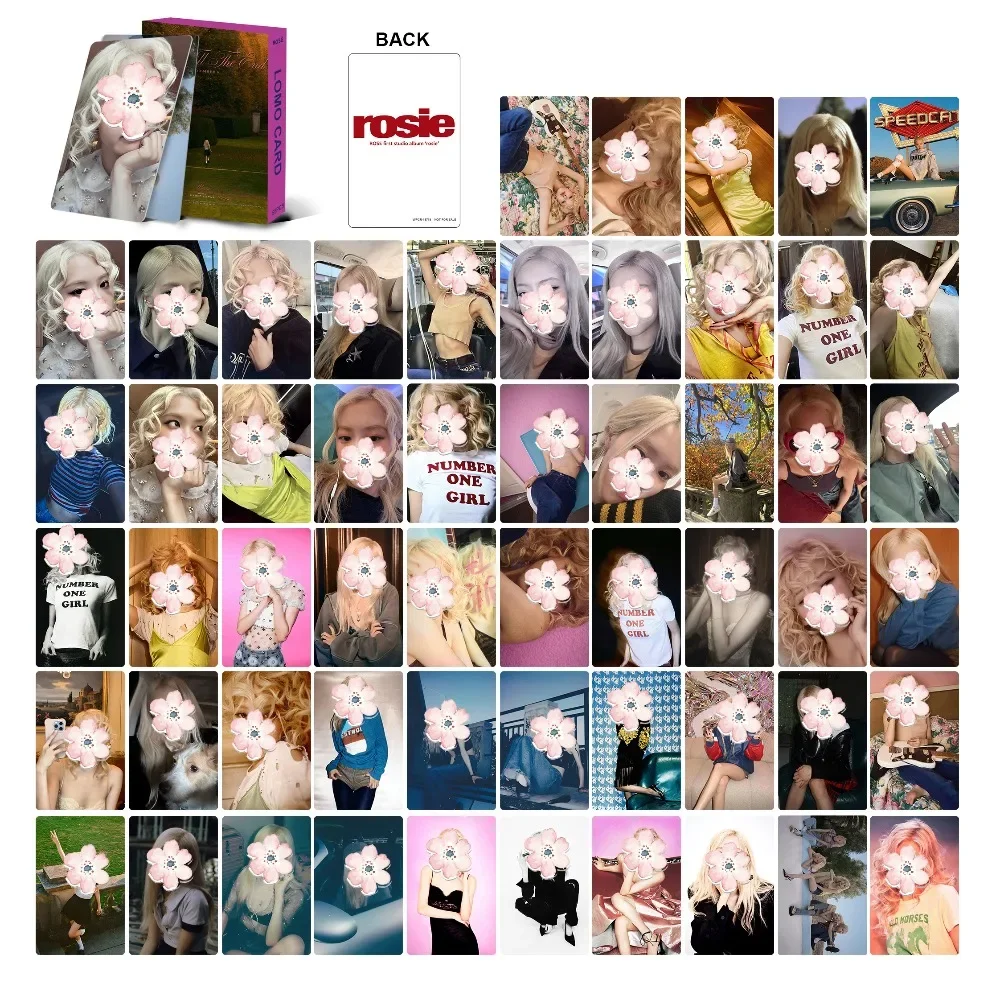 55Pcs Collectible Kpop Postcard Album Photocard Set Fans Gift Kpop Merch DIY Craft Decor