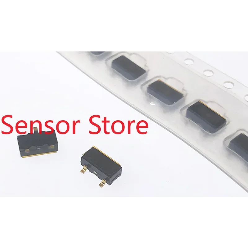 10PCS CAS-120TB1 Dial Switch, 1 Position, 2 Positions, Patch, 3 Pins, Gold Plated, Black Feet