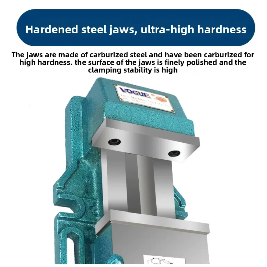Hydraulic Vise 6 Inch Built-in Oil Precision  Milling Machine Vice 8x Booster Clamping Tool