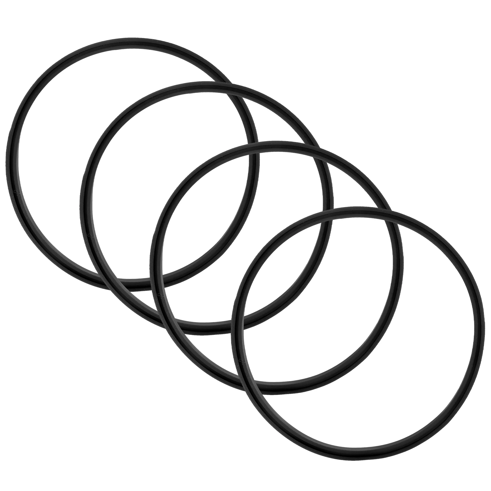 4 قطع من حلقات الإحكام المرنة لأغطية الزجاجات، تصميم مانع للانسكاب، ملحقات زجاجات معزولة، أختام أغطية للزجاجات