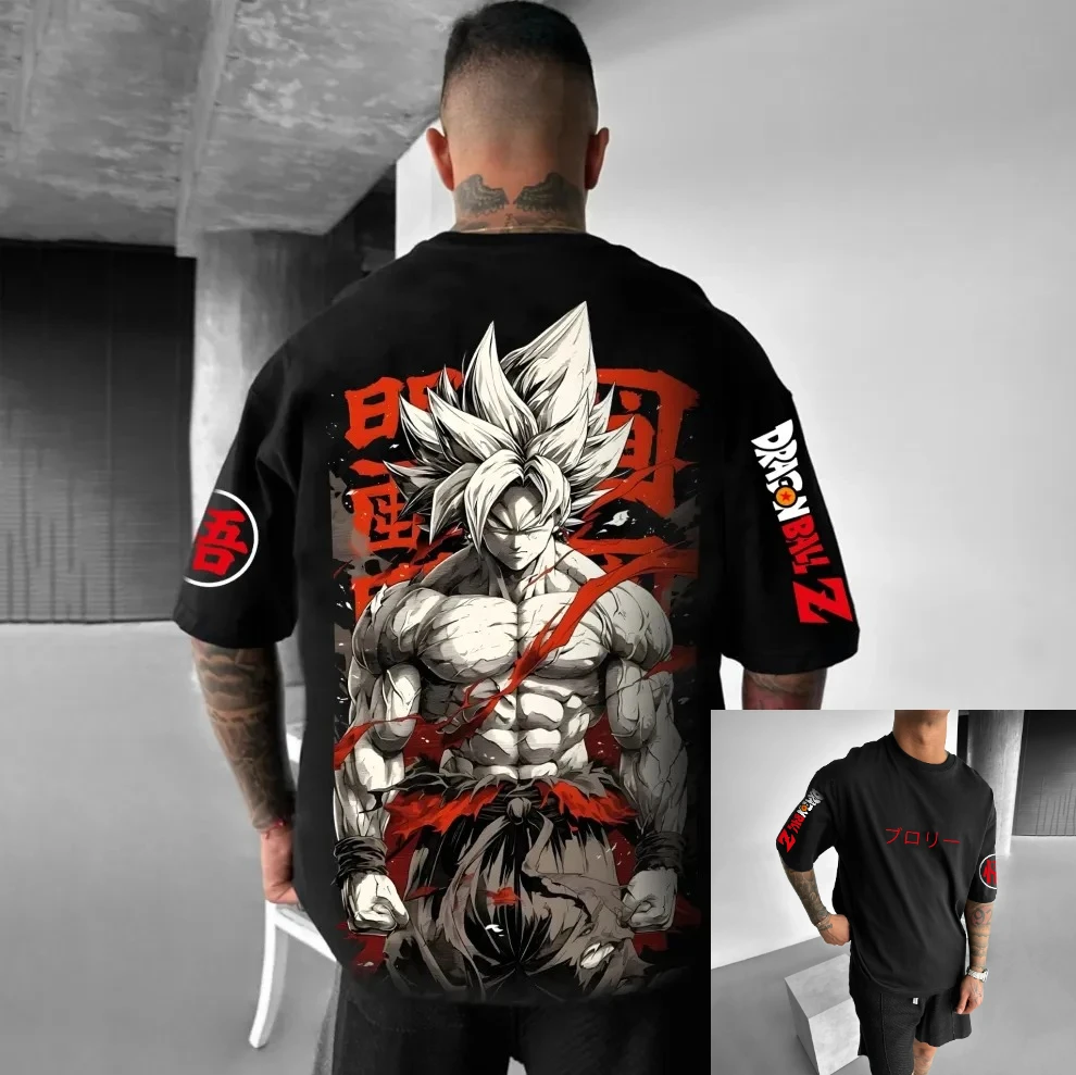 Dragon Ball Super Saiyajin Harajuku Herren-Sommer-T-Shirt 2026 Super große Größe Trend Retro Street Damen Kurzarm Neutral Neu