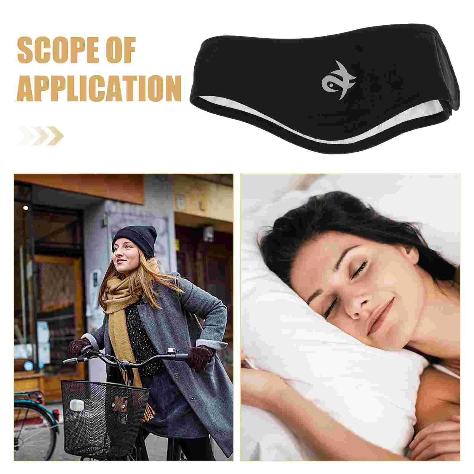 Sleep Headband Wraps for Men Buds Winter Sleeping Plugs Noise Reduction Adjustable Covers