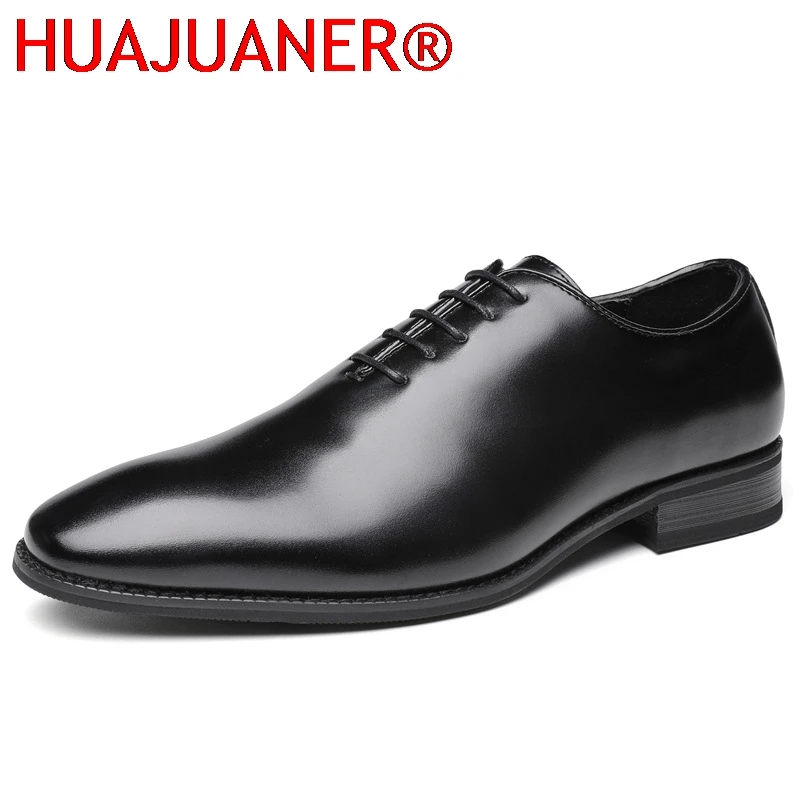 

Мужские туфли большого размера: новые, высококачественные, из натуральной кожи, с подошвой из пены с эффектом памяти, деловые туфли для мужчин, из натуральной кожи.