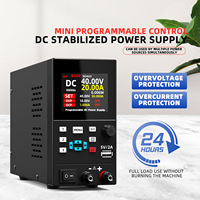 BSIDE DC Laboratory Regulated Power Supply Programmable 30V/10A 40V/20A Adjustable Bench Switch Preset Current Stabilizer ON/OFF