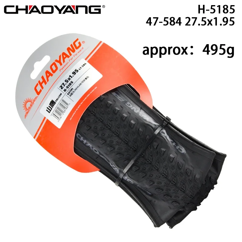 CHAOYANG H-5185 Bicycle Folding Tire 26/27.5/29x1.95 SHARK SKIN Lightweight MTB Mountain Bike Racing Off-road Tire Cycling Parts