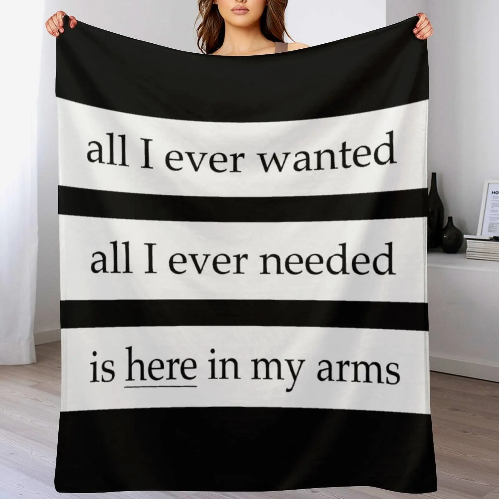 All I Ever Wanted - Depeche Mode Throw Blanket Warm Cozy Throw Blanket for Living Room Couch
