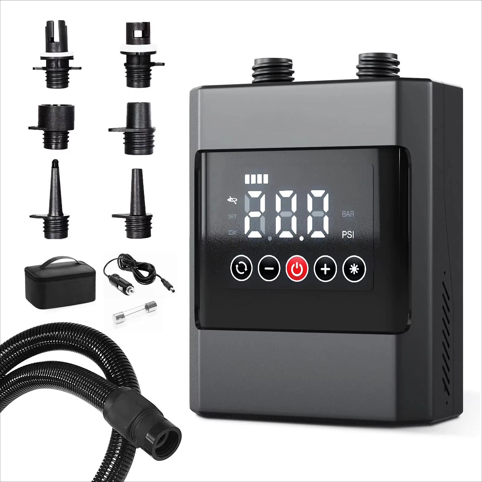 20 psi Inflatable Super Pump Electric Inflatable Deflatable Inflator for Surfing Paddle Boating Kayaking Inflation