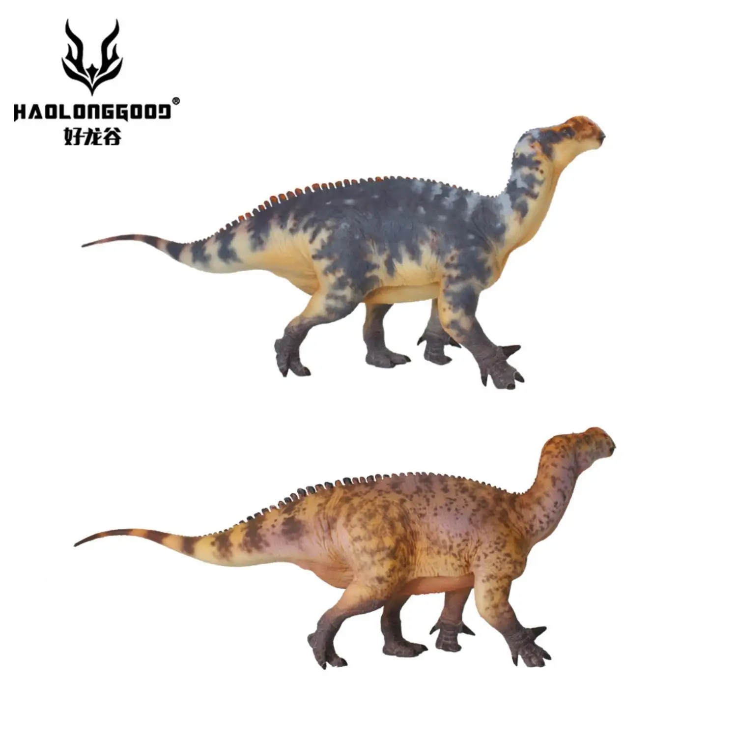 ألعاب الديناصورات الجوراسية الجديدة HaoLongGood Iguanodon Stegosaurus موديل 1/35 #6
