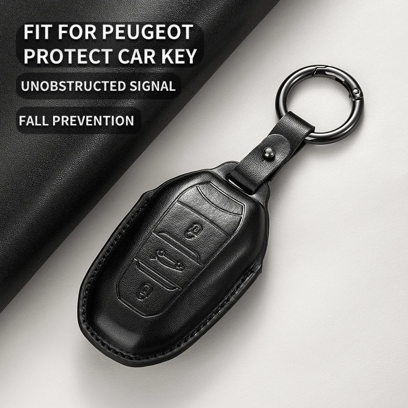 Leather Car Key Cov… - image