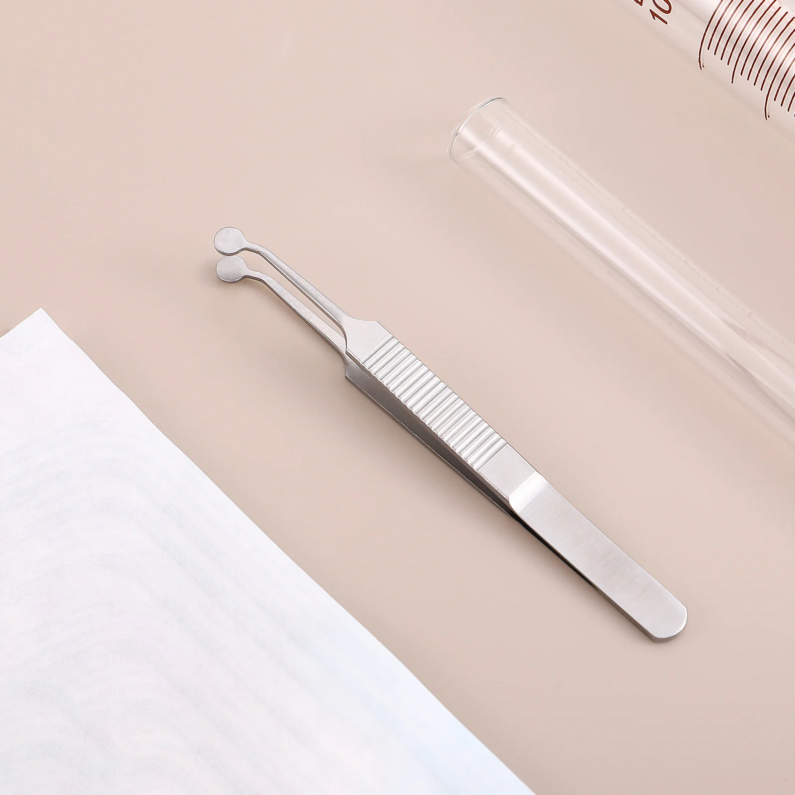 

Eyelid Forceps Stainless Steel Meibomian Expressor Round Tip Easy Operation Comfortable Grip Hospital Clinic Use