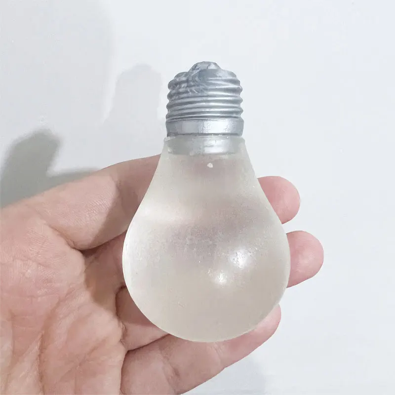 Luminous Light Bulb Creative TPR Squishy Toys Antistress Fidget Toys Squeeze Toy Slow Rebound Stress Relief Toys For Adults