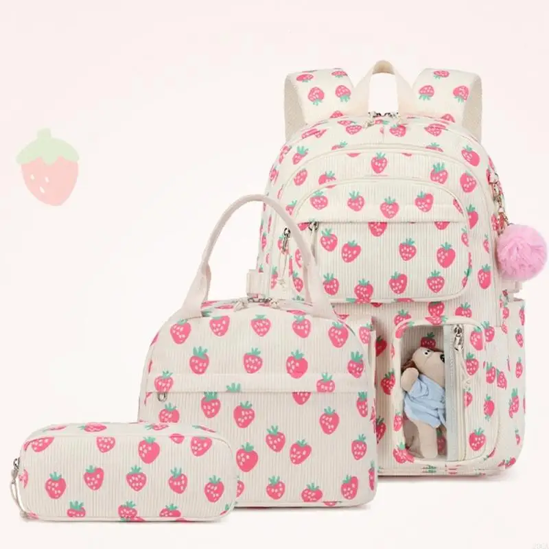 Backpacks Purse for Women Rucksack Ladies Lunch Bag Teen Girl Backpacks Set School Bag Bookbags Fashion Printed Backpacks 20CA