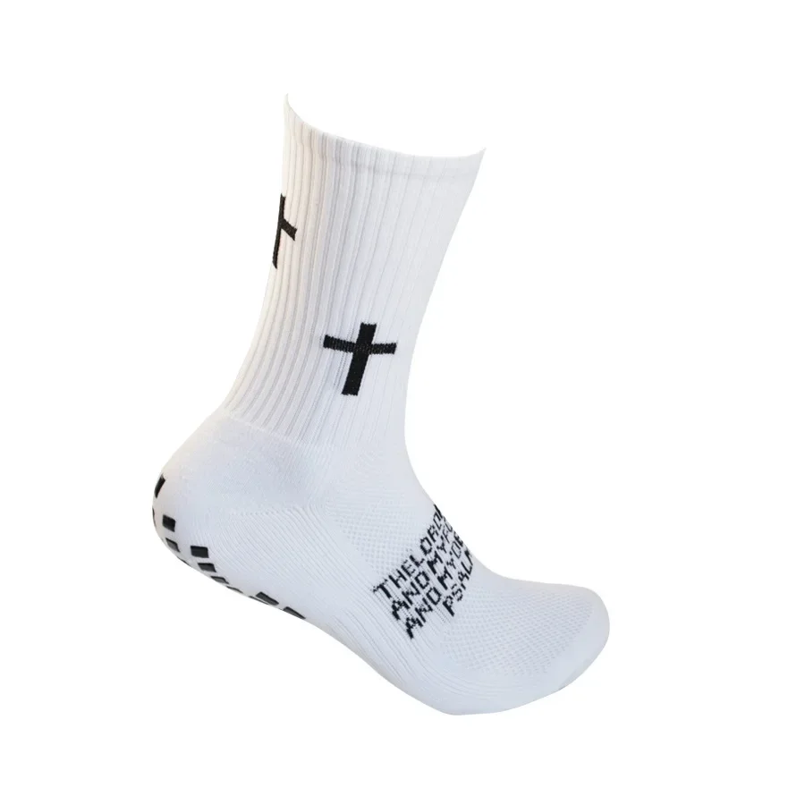 2-Paar-Set, rutschfeste Fußballsocken und Knieschützer, Wadenärmel, für Herren und Damen, Outdoor-Sportsocken, atmungsaktive Basketball-Fußballsocken – Detail 6