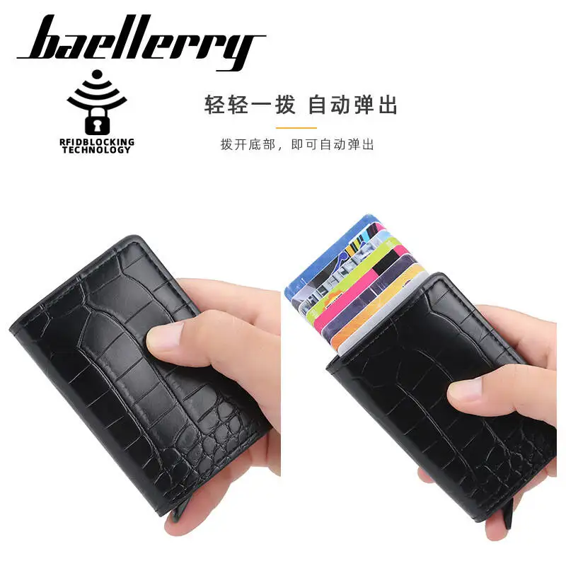 Rfid Credit Card Holder Money Bag Slim Thin Men Wallets Magic Trifold Leather Slim Mini Wallet Small Bank Cardholder Case Walet