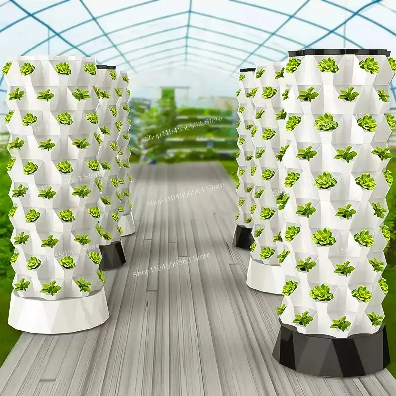 New Agricultural Greenhouse Indoor Aeroponic Hydroponic System Pineapple Tower Garden Hydroponic Growing System Vertical