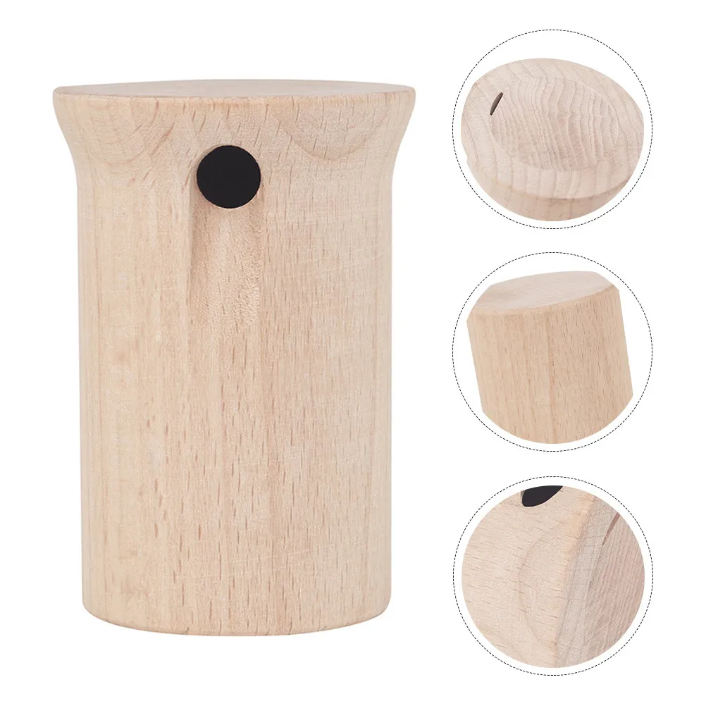 

Wooden Round Bird Whistle Musical Instrument Caller for Educational Early Sound Whistle