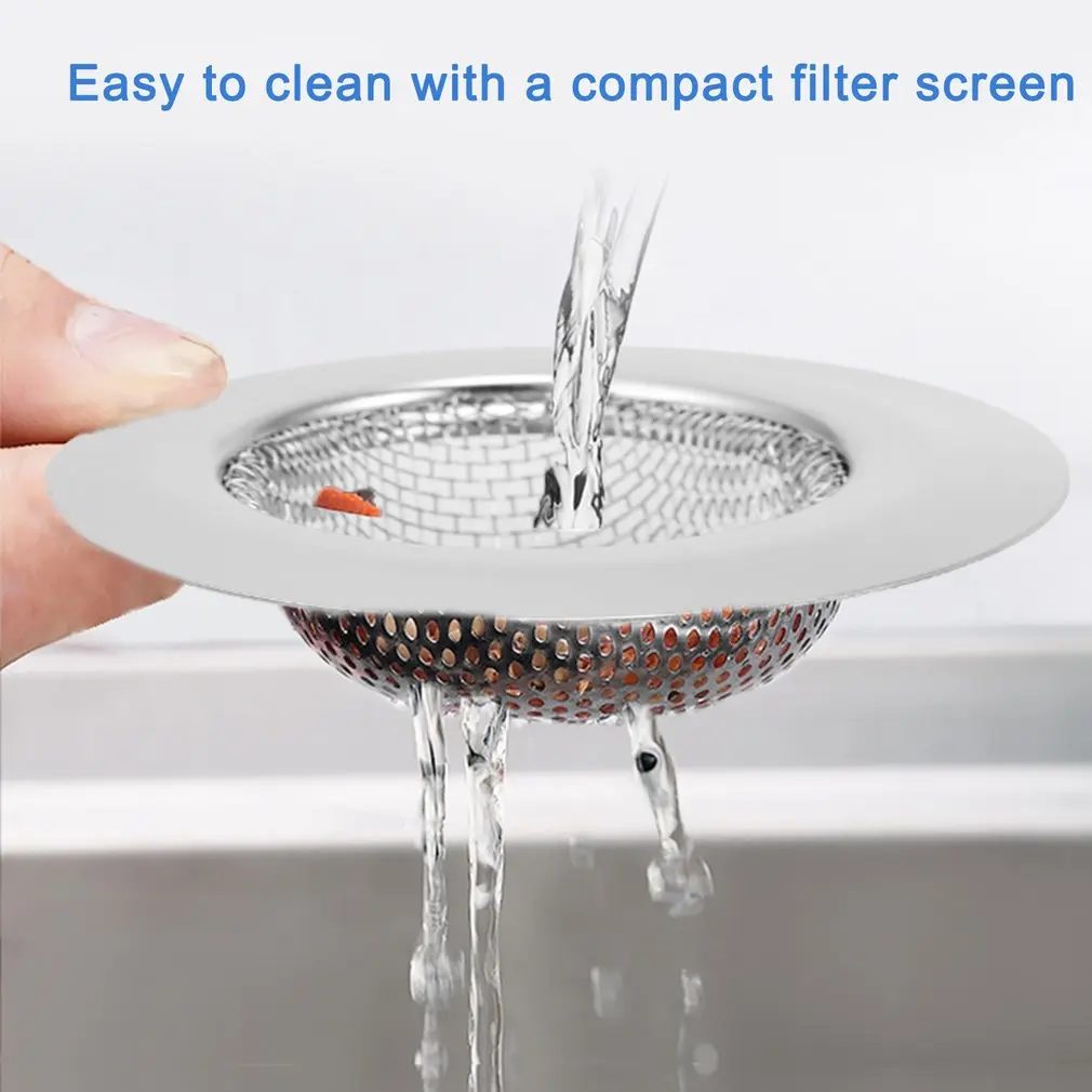 Filter Wastafel Baja Tahan Karat Halus Dapur Mencegah Bak Mandi Saluran Pembuangan Interval Sumbat Saringan Terak Jaringan Sampah