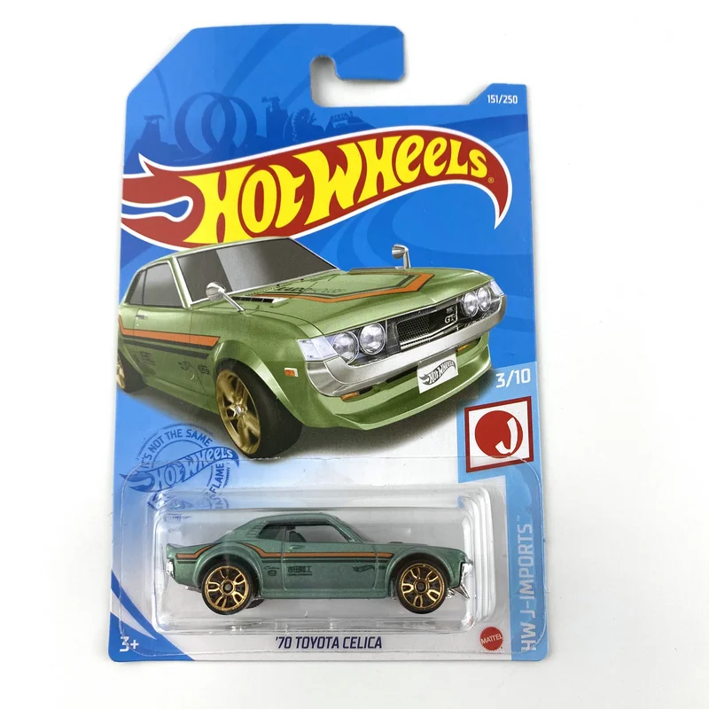 2021-151 Hot Wheels Cars 70 TOYOTA CELICA 1/64 Metal Die-cast Model Collection Toy Vehicles