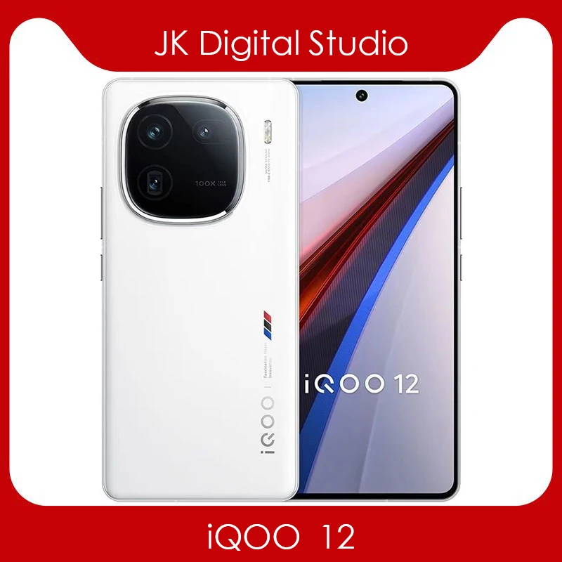 New Original VIVO IQOO 12 5G Cell Phone 6.78inch  AMOLED Snapdragon8 Gen3 5000MAh 120W  Flash Charge 50MP Camera Android 14 NFC