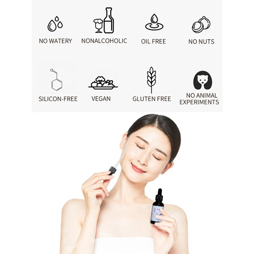 مصل جوهر الكولاجين مضاد للرؤوس السوداء لتقليل المسام الببتيد بعلامة خاصة بشعار مخصص مكياج نباتي بالجملة مكياج قاعدة الوجه