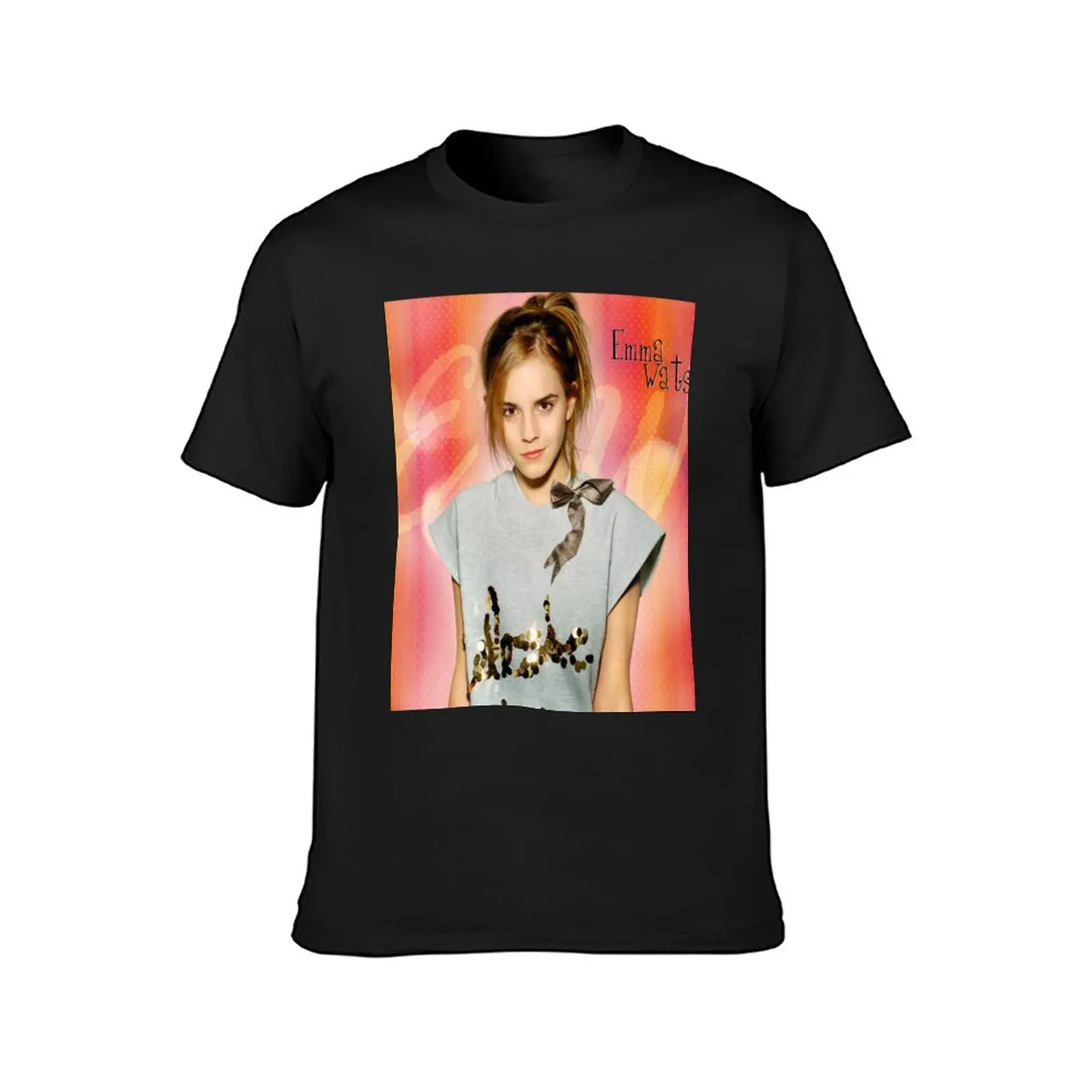 Emma Watson T-Shirt sports fans plus size tops men clothes