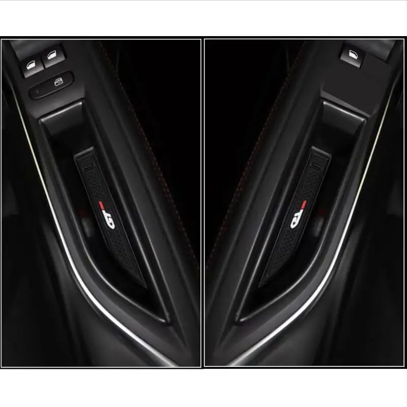 

For Peugeot 3008 GT 5008 2017 2018 2019 Car Front Door Handle Storage Box Case Take in Box Holder Tray Organizer Box Accessories