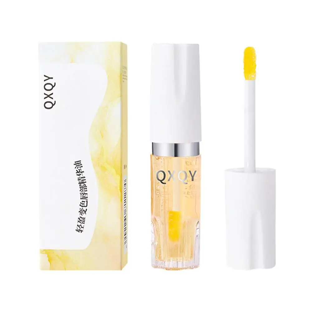 Warm Change Lip Oil Easy Color Shiny Pearl Long-Lasting Gloss Color Changing Lip Moisturizing X2H1