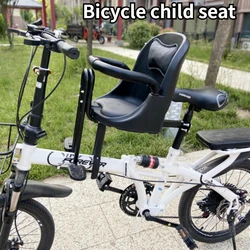 Bicycle Child Seat for Aged 1-5 Front Electric Bicycle Baby High Elastic Soft Seat Cushion Suitable for Curved Beam Folding Bike