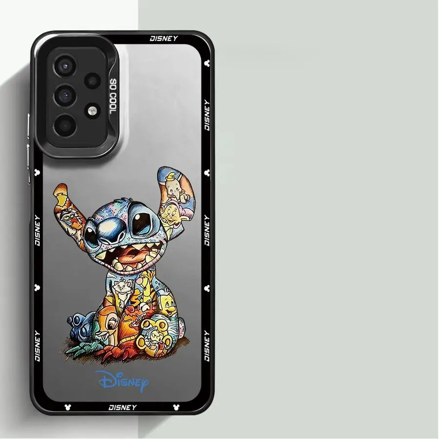 Disney-Étui de téléphone mignon Stitch pour Samsung Galaxy, A72, A54, A73, A32, A53, A51, A33, A24, A21s, A23, A52, A55, A35, A22, A34, A71 Cover