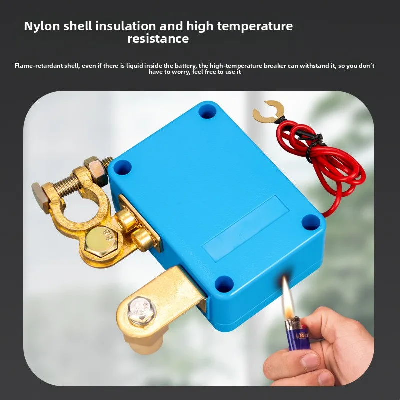 12/24V Pure Silver Contact Car Battery Wireless Remote Switch, Anti-Battery Drain Disconnect Master Kill Power Cut Off Control