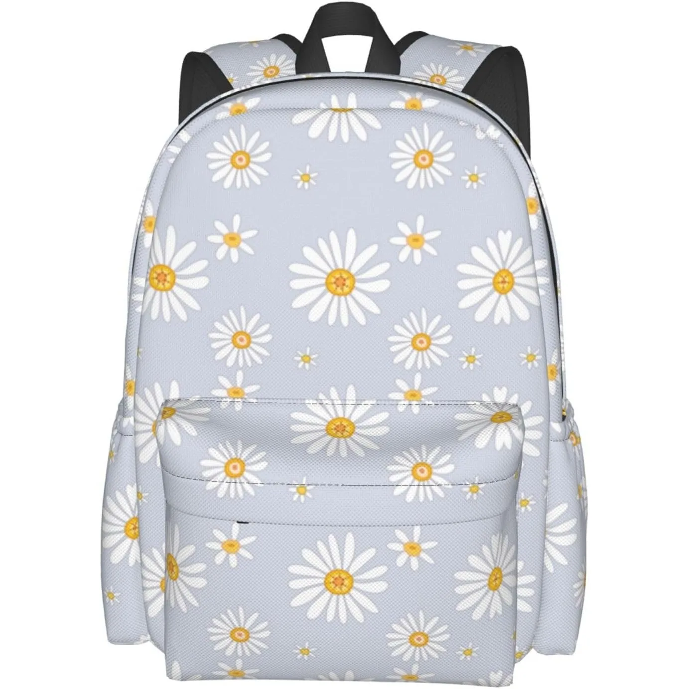 

Daisy Flowers Laptop Backpack For Men Women, Lightweight Daypack Bookbag For Daily Commutes Business Travel Hiking