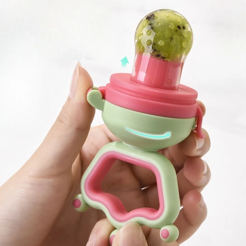 جهاز تغذية الفاكهة الممتع من Baby Bite، جهاز تغذية الفاكهة، قضيب طحن الفواكه والخضروات، حقيبة دغة الفواكه، أشياء فاتنة