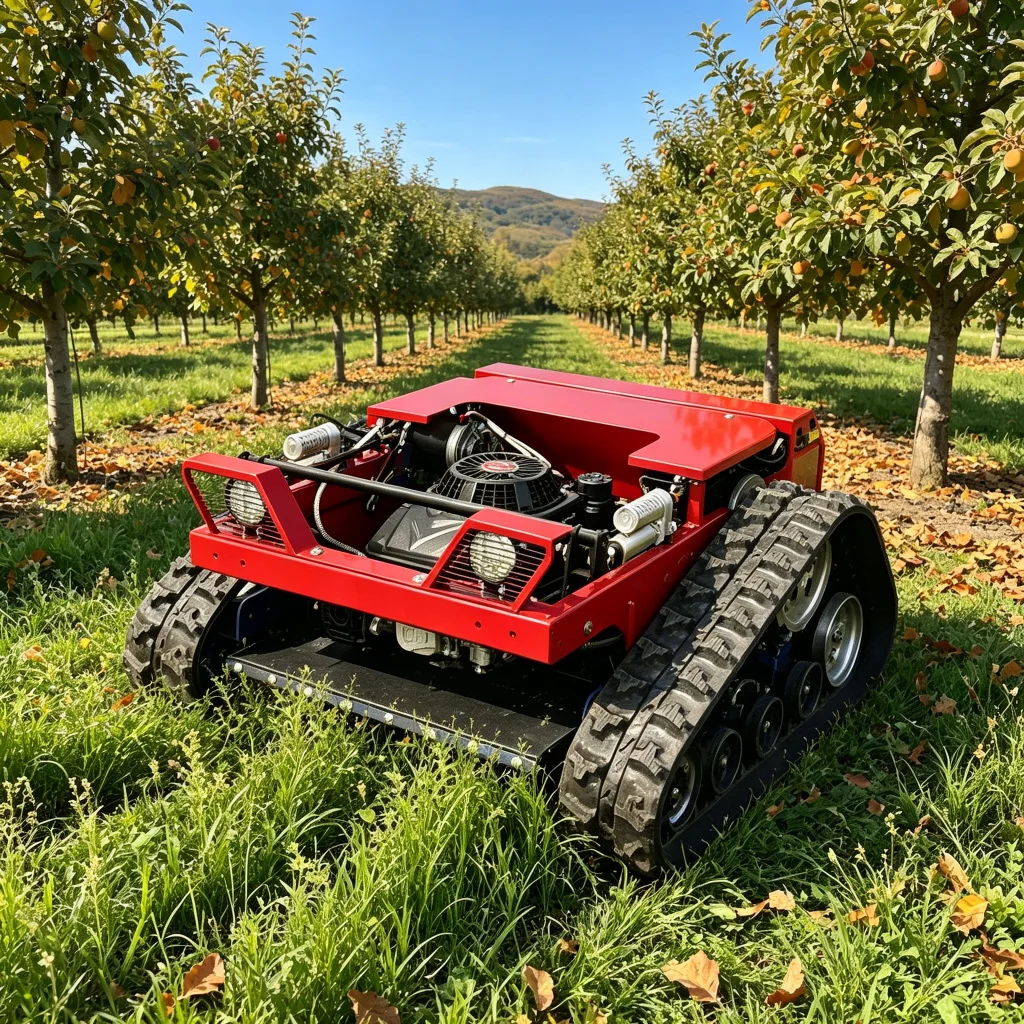 Customized All‑Terrain Remote Control Lawn Mower Robot Hammer Blade Structure Factory Direct Supply For Courtyard And Farm Lawn