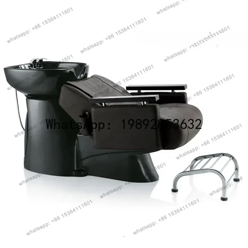 CC American Shampoo Bed Semi-reclining Barber Shop Special Simple Shampoo Bed Hair Salon Hair Shop Flush Bed Semi-reclining