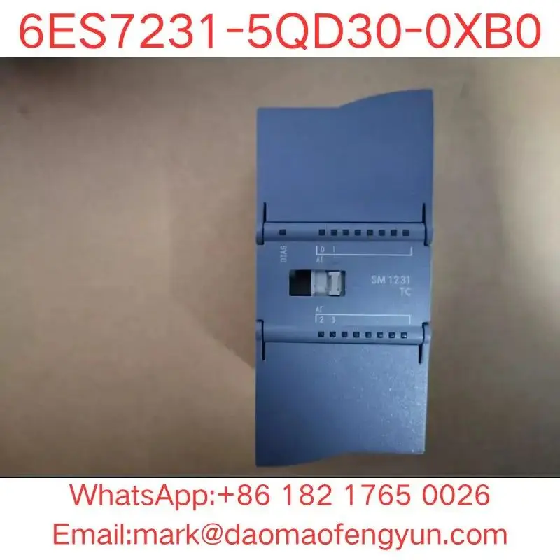 

6ES7231-5QD30-0XB0 Used Tested OK In Good Condition SIMATIC S7-1200, Analog input, SM 1231 TC, 4 AI thermocouples